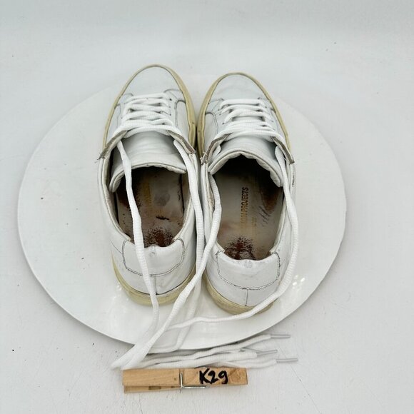 Common Project Achilles Women Size EU 37 US 7 White Leather Low Training Shoes - Picture 9 of 11